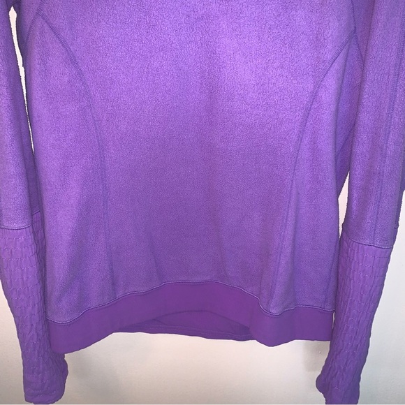 Lululemon Fleece Pullover Hoodie Purple 6 - Picture 5 of 9
